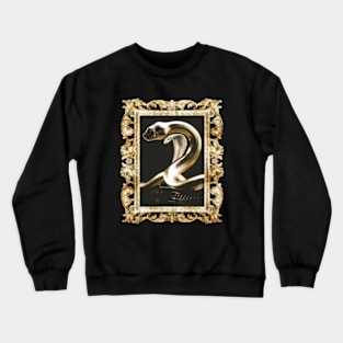 Golden Snake Crewneck Sweatshirt